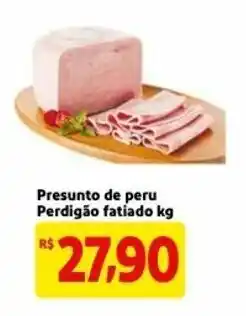 Mercado Extra Presunto de peru Perdigao fatiado 1kg oferta