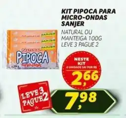 Spasso Sabores KIT PIPOCA PARA MICRO-ONDAS SANJER oferta