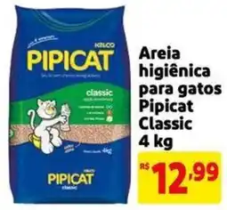 Extra Supermercado Areia higiênica para gatos Pipicat Classic 4 kg oferta