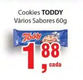 Supermercados Mundial Cookies Toddy Varios Sabores 60g oferta