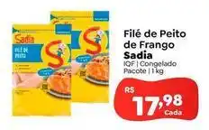 Novo Atacarejo Sadia - filé de peito de frango oferta
