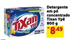 Extra Supermercado Detergente em pó concentrado Tixan Ypê 800 g oferta