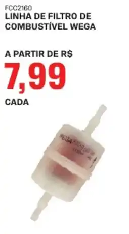 AutoZone LINHA DE FILTRO DE COMBUSTÍVEL WEGA oferta