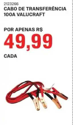 AutoZone CABO DE TRANSFERÊNCIA 100A VALUCRAFT oferta