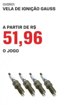 AutoZone VELA DE IGNIÇÃO GAUSS oferta