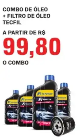 AutoZone COMBO DE ÓLEO + FILTRO DE ÓLEO TECFIL oferta