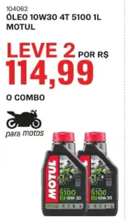AutoZone ÓLEO 10W30 4T 5100 1L MOTUL oferta