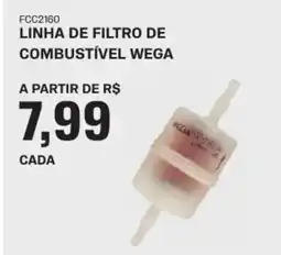 LINHA DE FILTRO DE COMBUSTÍVEL WEGA