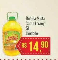 Bebida Mista Santa Laranja 5L unidade