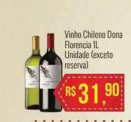 Mart Minas Vinho Chileno Dona Florencia 1L oferta