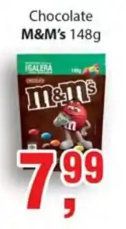 Supermercados Mundial Chocolate M&M's 148g oferta