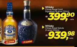 Frangolândia Whisky Chivas Regal Gold Signature 18 anos 750ml oferta
