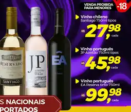 Frangolândia Vinho chileno Santiago 750ml tipos oferta