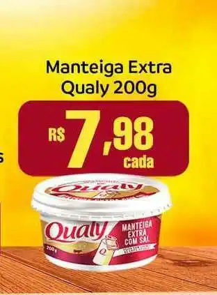 Bahamas Supermercados Manteiga Extra Qualy 200g oferta