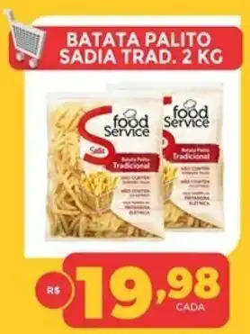 Supermercados Santa Helena Batata Palito Sadia Trad. 2kg oferta