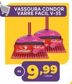 Vassoura Condor Varre Facil v-35