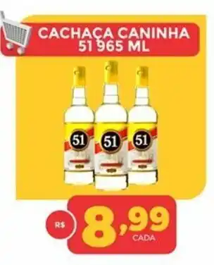 Cachaca Caninha 51 965ml