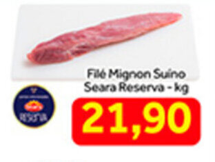 Shibata Supermercados File Mignon Suino Seara Reserva 1kg oferta