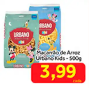 Shibata Supermercados Macarrao de Arroz Urbano Kids 500g oferta