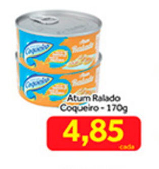Shibata Supermercados Atum Ralado Coqueiro 170g oferta