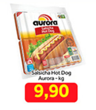 Shibata Supermercados Salsicha Hot Dog Aurora 1kg oferta