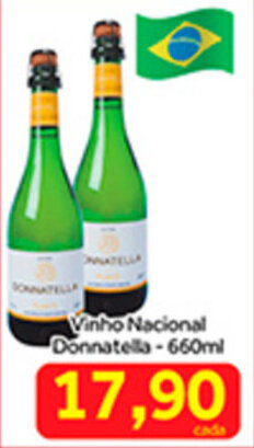 Shibata Supermercados Vinho Nacional Donnatella 660ml oferta
