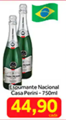 Shibata Supermercados Espumante Nacional Casa Perini 750ml oferta