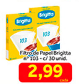 Shibata Supermercados Filtro de Papel Brigitta N 103 c/30 unid. oferta