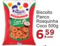 Rossi Supermercado Biscoito Panco Rosquinha Coco 500g oferta