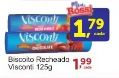 Rossi Supermercado Biscoito Recheado Visconti 125g oferta
