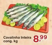 Rossi Supermercado Cavalinha Inteira cong. kg oferta
