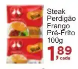 Rossi Supermercado Steak Perdigão Frango Pré-Frito 100g oferta