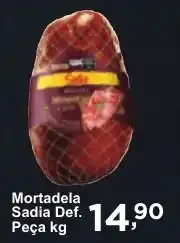 Rossi Supermercado Mortadela Sadia Def. Peça kg oferta