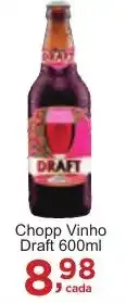 Rossi Supermercado Chopp Vinho Draft 600ml oferta