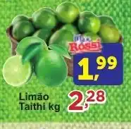 Rossi Supermercado Limão Taithi kg oferta