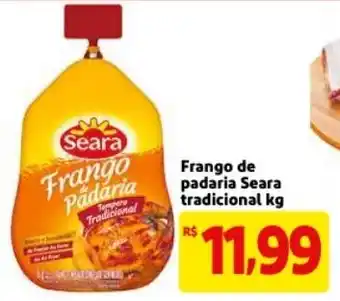 Mercado Extra Frango de padaria Seara tradicional 1kg oferta