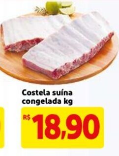 Mercado Extra Costela Suina Congelada 1kg oferta