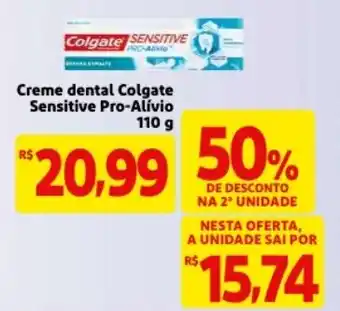 Mercado Extra Creme Dental Colgate Sensitive Pro Alivio 110g oferta