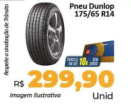 Hiper Moreira Pneu Dunlop 175/65 R14 oferta