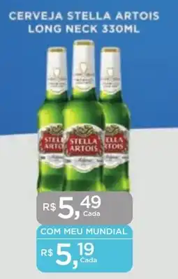 Supermercados Mundial CERVEJA STELLA ARTOIS LONG NECK 330ML oferta
