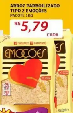 Assaí Atacadista ARROZ PARBOILIZADO TIPO 2 EMOÇÕES PACOTE 1KG oferta