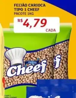 Assaí Atacadista FEIJÃO CARIOCA TIPO 1 CHEEF PACOTE 1KG oferta