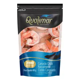 DB Supermercados Camarão cinza qualimar c/telson 21/25 400g oferta