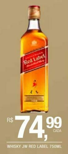DB Supermercados Whisky escocês johnnie walker oferta
