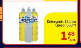 Tenda Atacado Detergente liquido limpol 500ml oferta