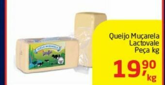 Tenda Atacado Queijo muçarela lactovale oferta