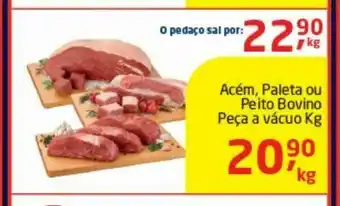 Tenda Atacado Acem, paleta ou peito bovino peça a vacuo kg oferta