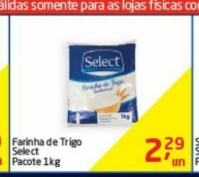 Tenda Atacado Farinha de trigo select oferta