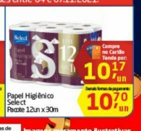 Tenda Atacado Papel higiênico select oferta