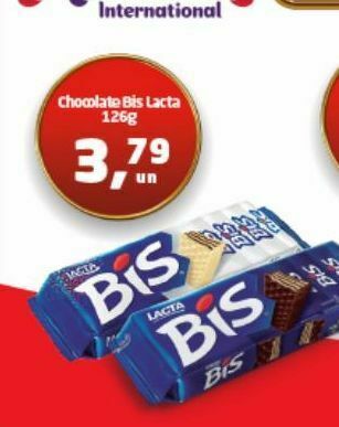 Tenda Atacado Chocolate bis lacta 126 g oferta